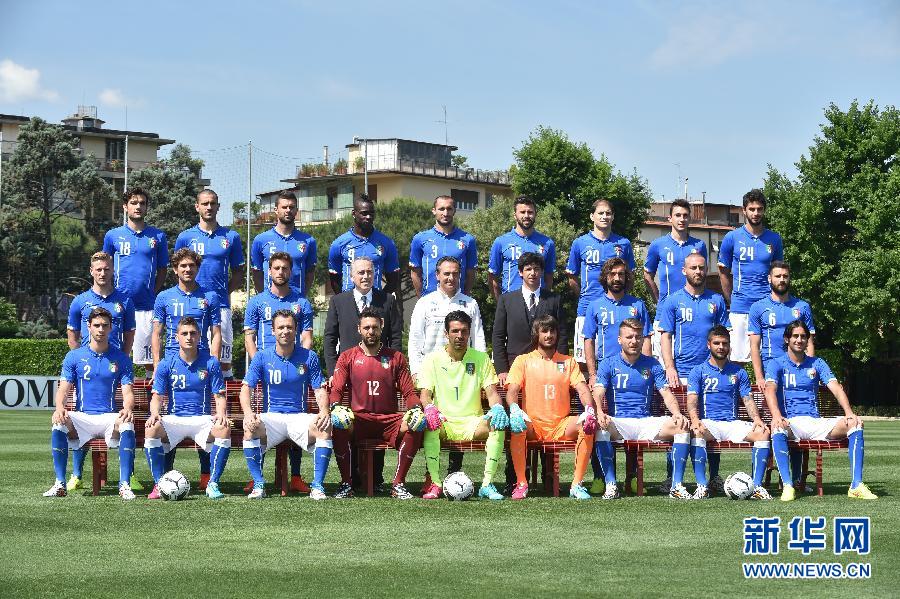 Imágenes de selección italiana para Mundial 2014