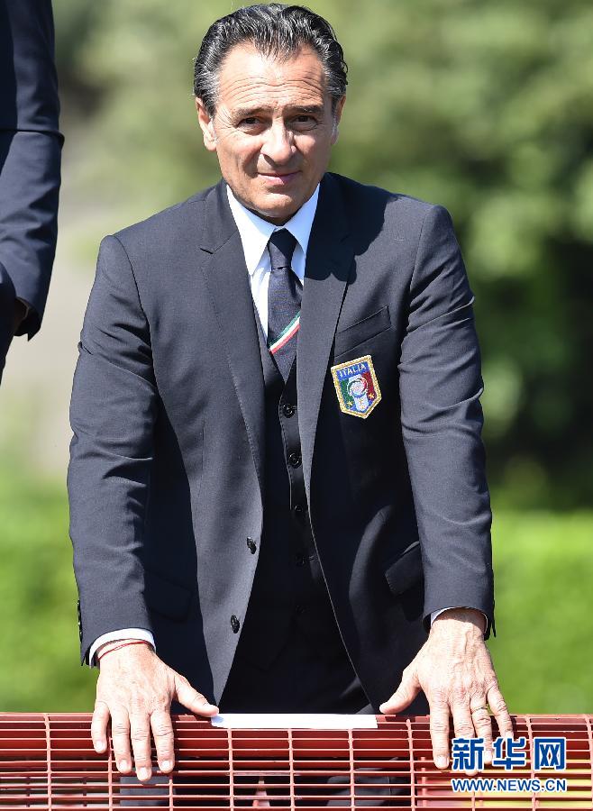 Imágenes de selección italiana para Mundial 2014