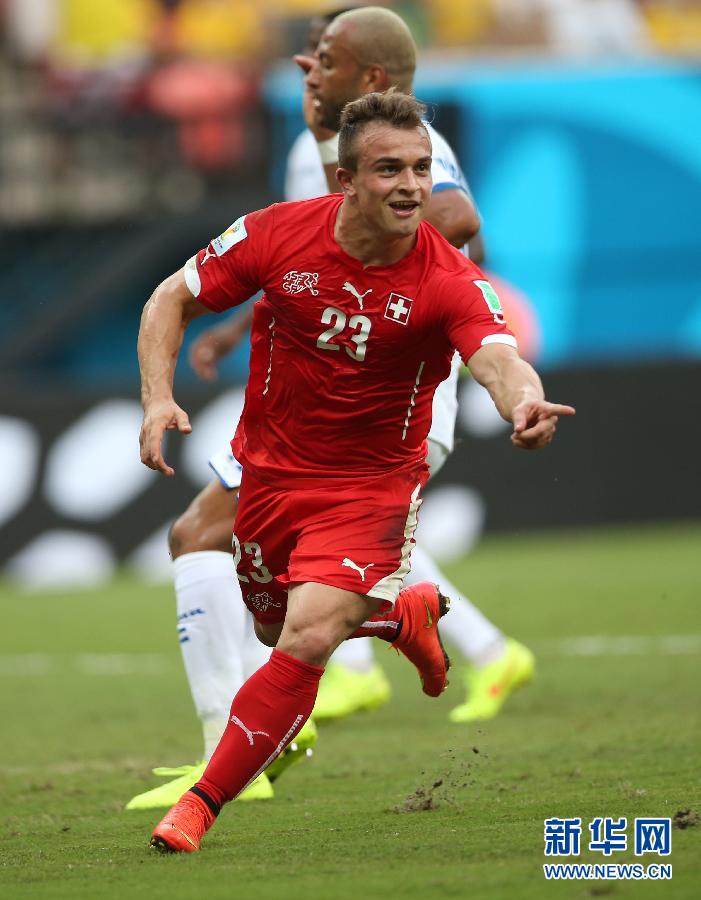 MUNDIAL 2014: Goles de Shaqiri conducen a Suiza a octavos de final