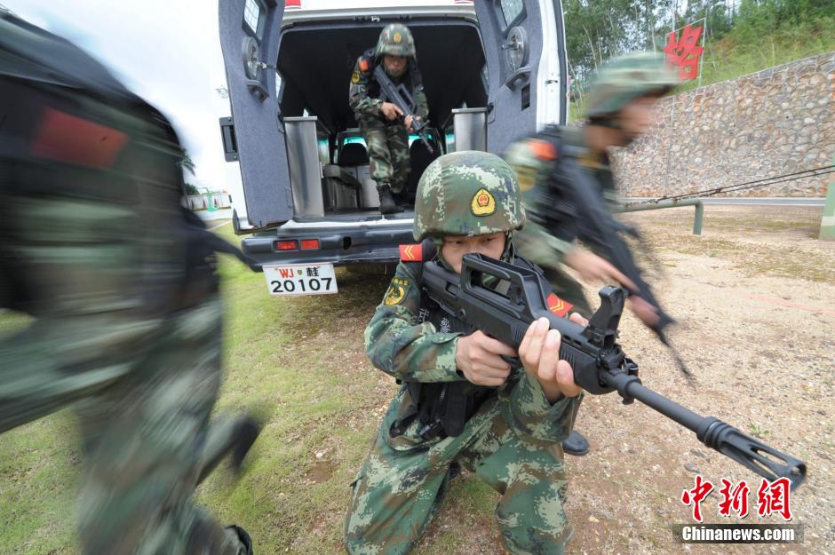 Armamento de alta tecnología para salvaguardar la Expo China-ASEAN