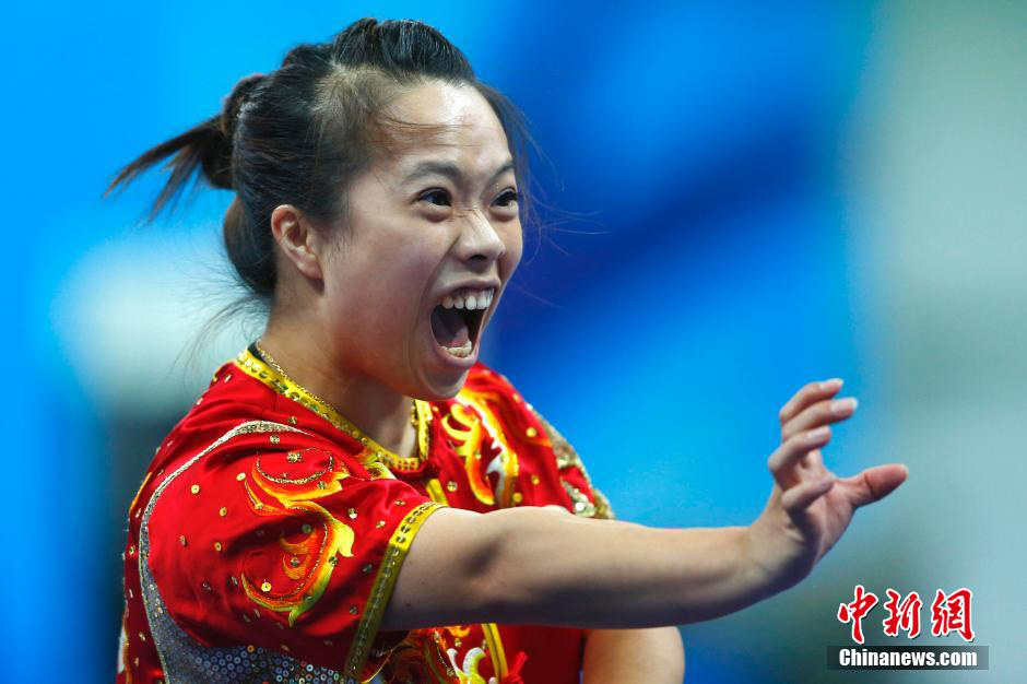 Expresiones faciales de atletas durante los Juegos Asiáticos 2014 en Incheon.