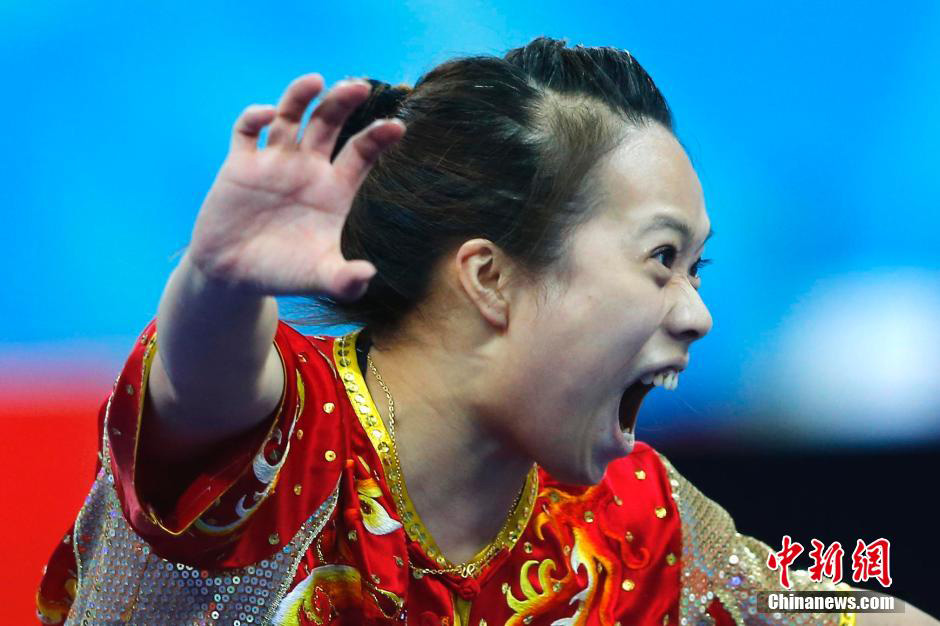 Expresiones faciales de atletas durante los Juegos Asiáticos 2014 en Incheon.