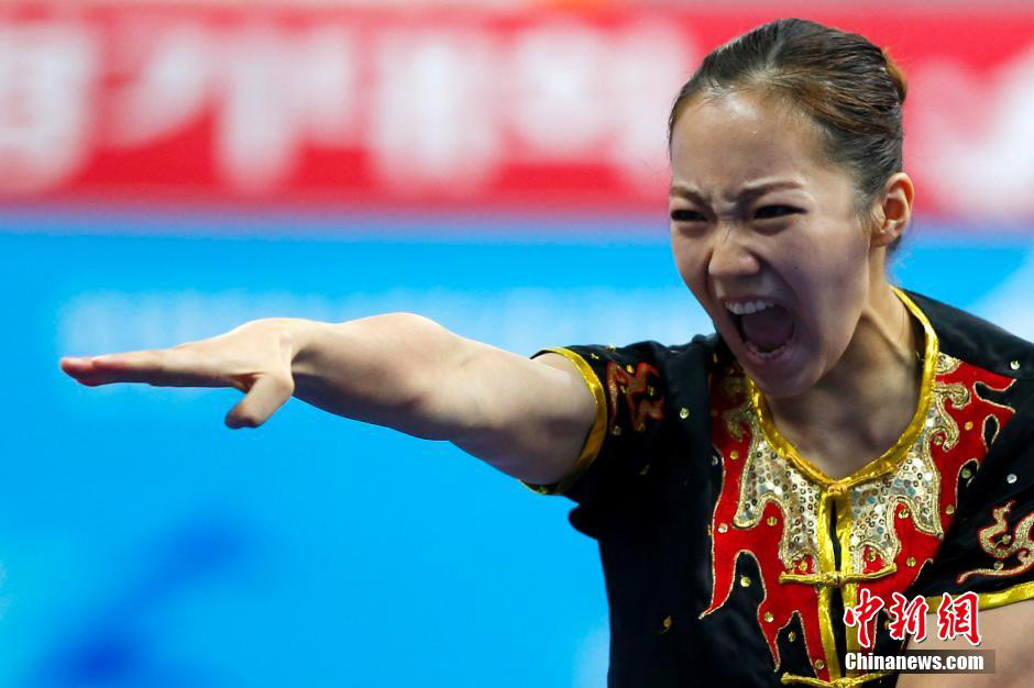 Expresiones faciales de atletas durante los Juegos Asiáticos 2014 en Incheon.