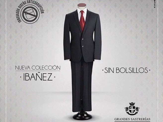 Una sastrería lanza trajes anticorrupción en Paraguay