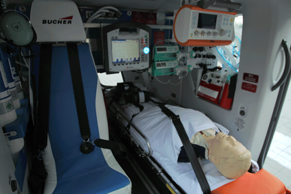 Primera ambulancia aérea