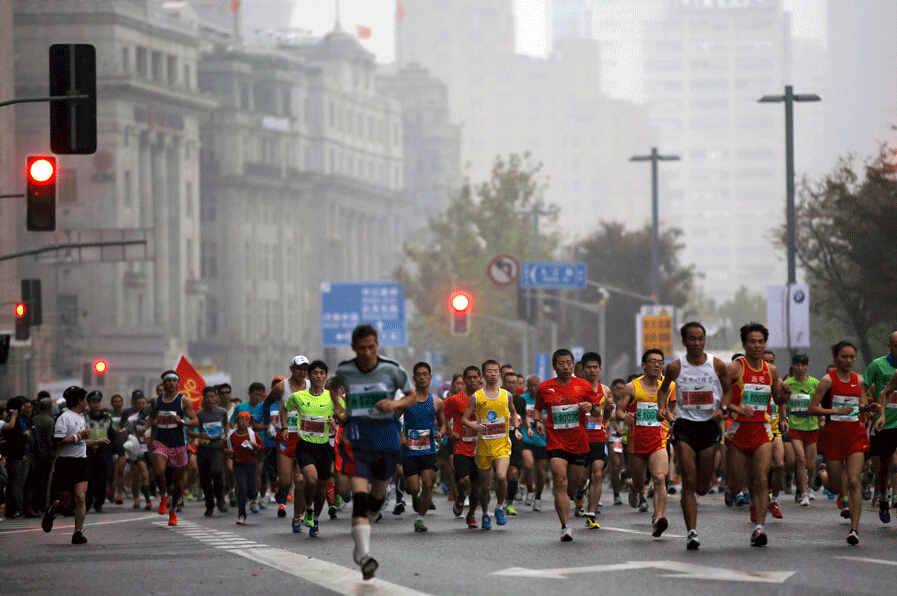 Maratón de Shanghai 2014
