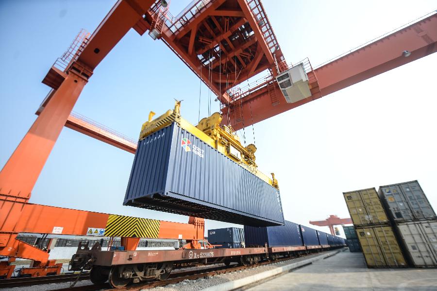 Primer tren chino YXE en llegar a Madrid 3
