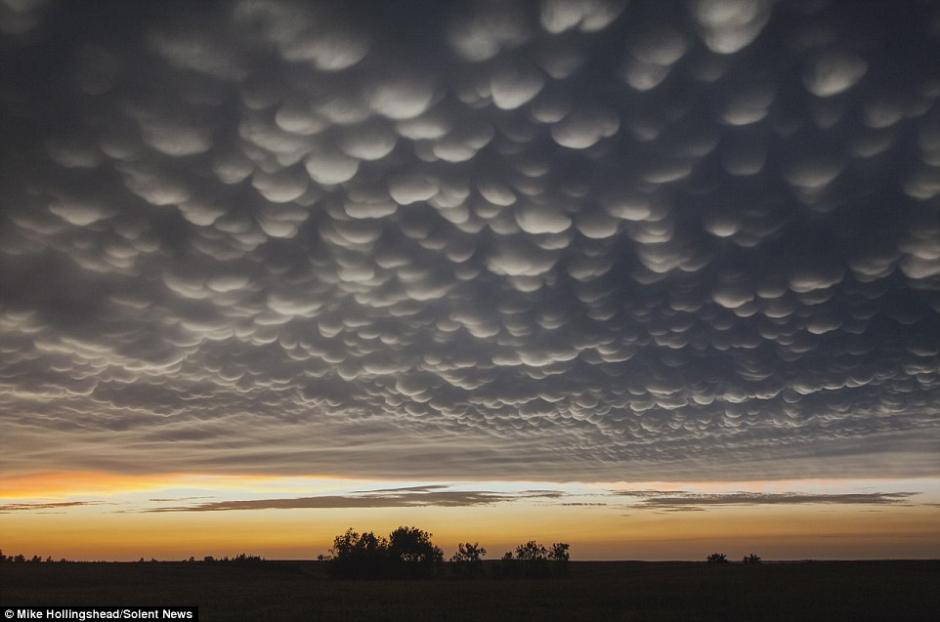 Aparecen ''nubes de burbuja'' en Nebraska, EEUU