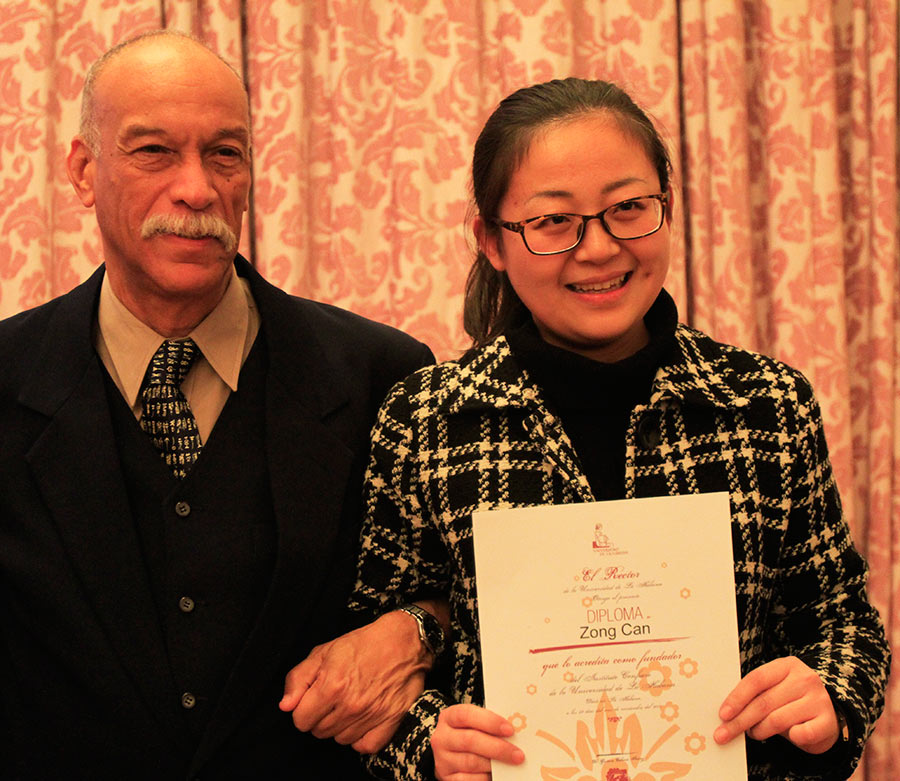 También los jóvenes profesores han aportado belleza y conocimiento al Instituto Confucio de la Universidad de La Habana. (Foto:YAC)