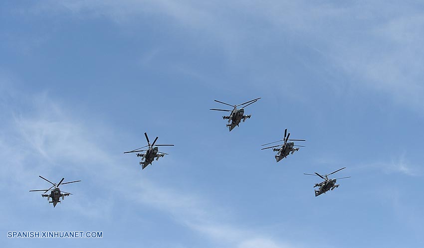 El desfile en la Plaza Roja, una muestra de la fuerza rusa frente a la presión europea