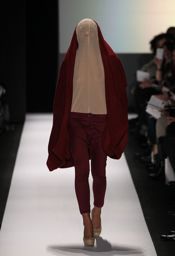 Enmascarados en desfiles de moda