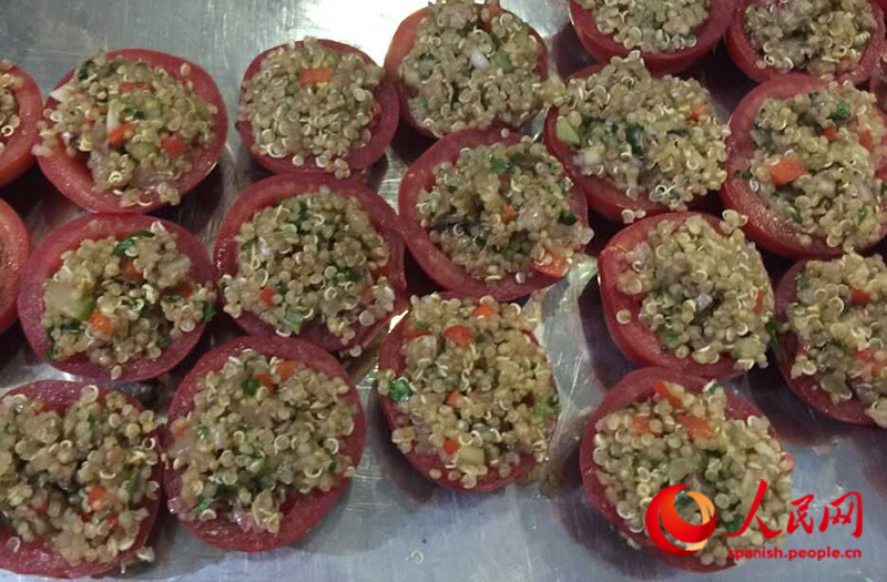 La gastronomía hecha con la Quinua.