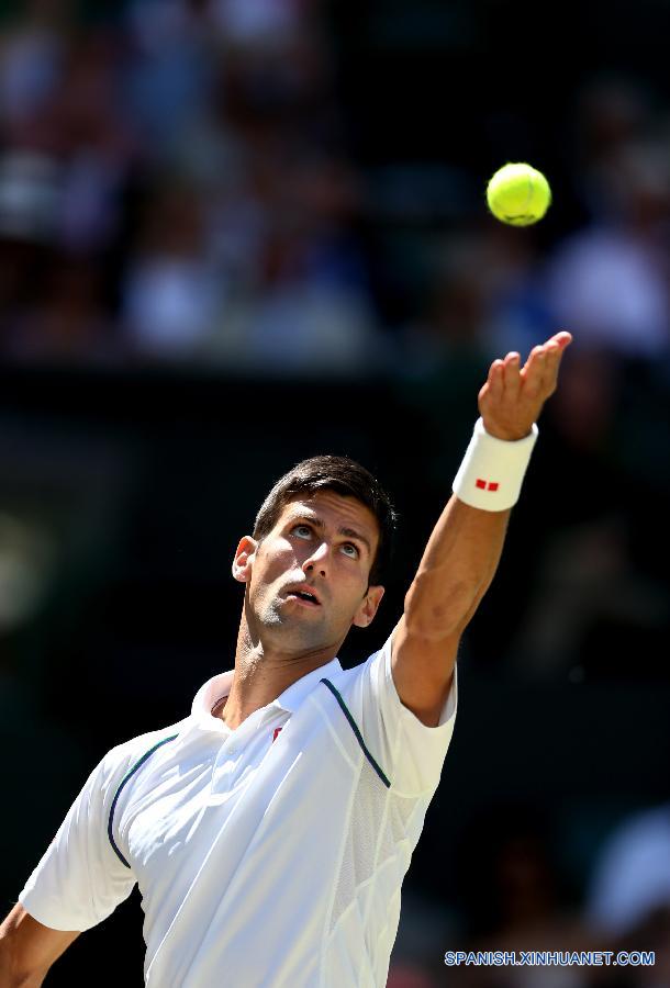 Tenis: Djokovic vence a Gasquet para llegar a final de Wimbledon