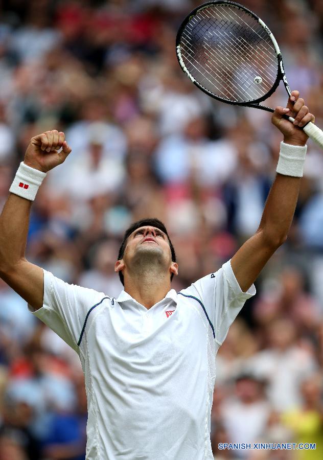 Tenis: Novak Djokovic gana final de Wimbledon a Roger Federer