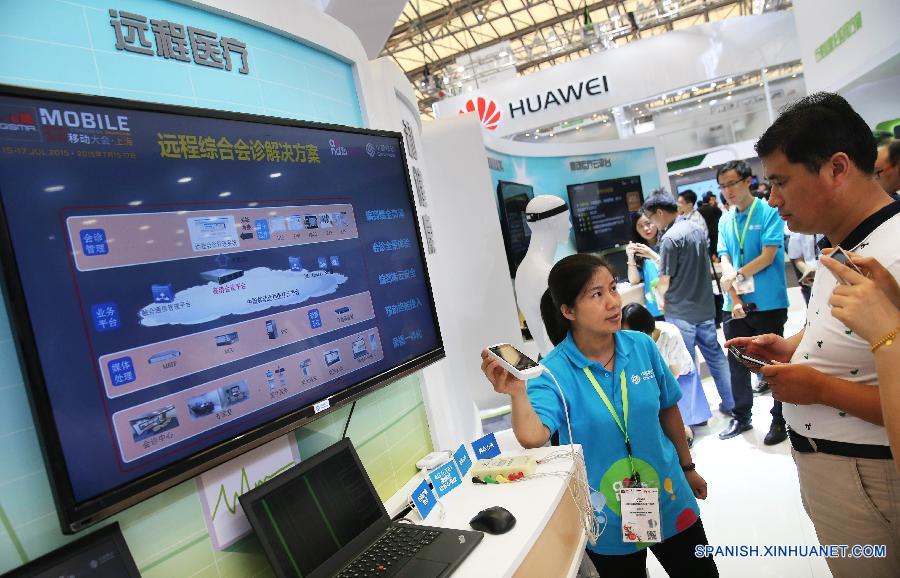 Se celebra el Mobile World Congress en Shanghai 2