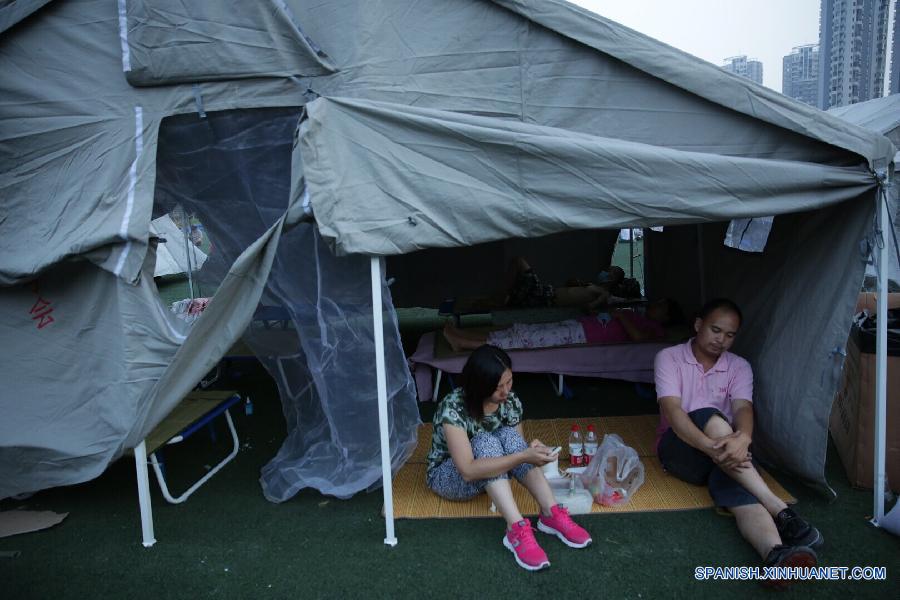 últimas imágenes después de la explosión de Tianjin en norte de China