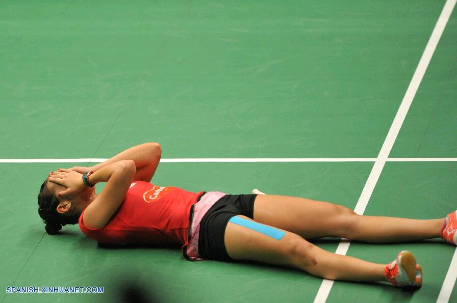 La espa?ola Carolina Marín revalida título de campeona del mundo