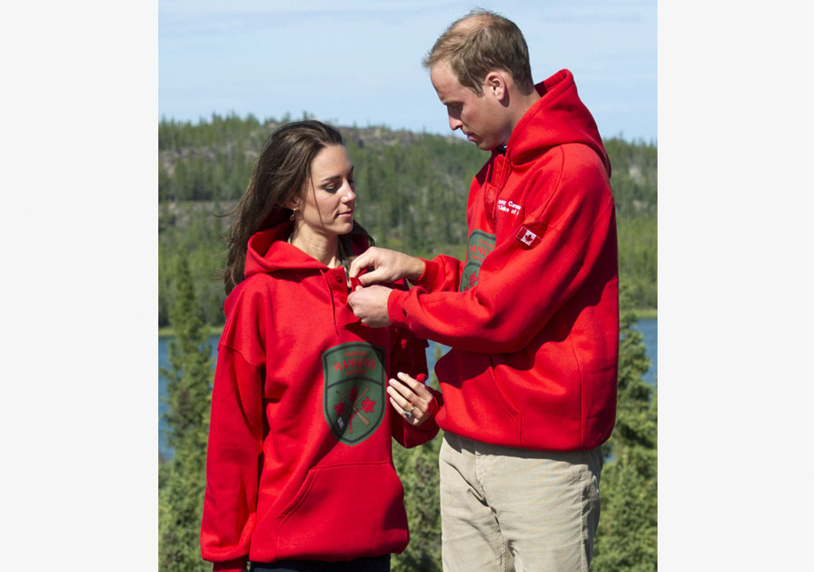 Los duques de Cambridge, el 7 de julio de 2011.