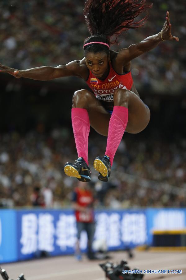 Atletismo: Colombiana Ibargüen gana oro en triple salto en Campeonato Mundial