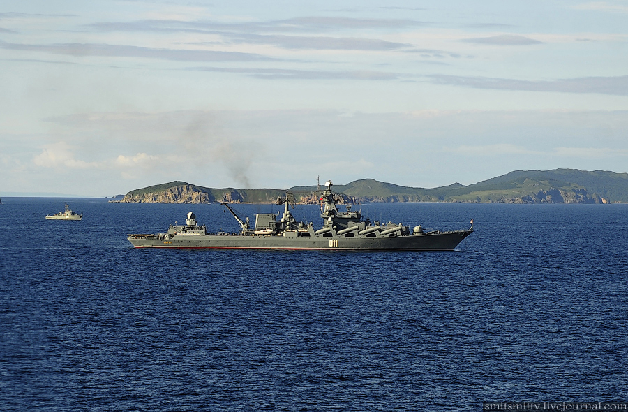 Los momentos preciosos en Ejercicio naval China-Rusia