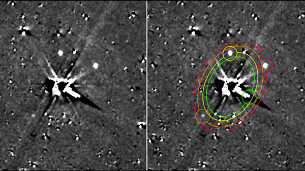 NASA completa retrato familiar de lunas de Plutón