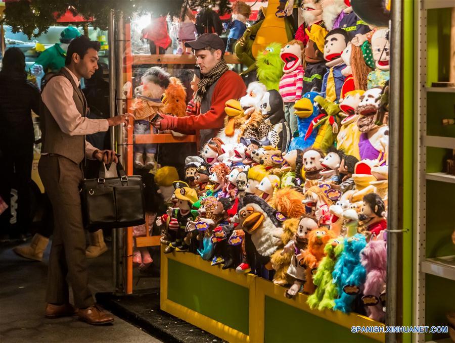 Mercadillo navide?o en Nueva York