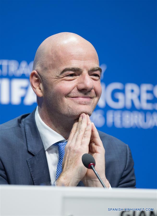 Eligen a Infantino como nuevo presidente de FIFA