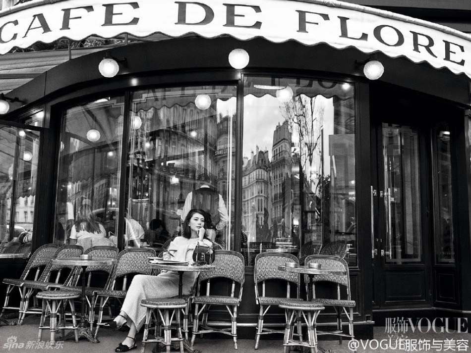 Actriz Gao Yuanyuan posa para VOGUE en París