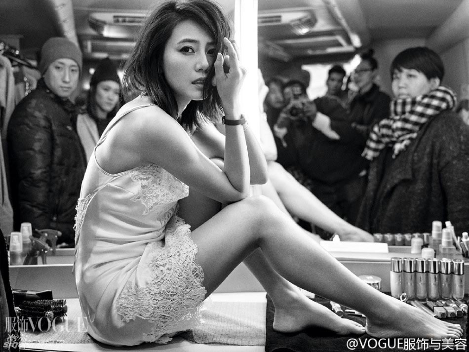 Actriz Gao Yuanyuan posa para VOGUE en París