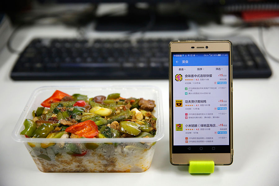 Aplicaciones para la entrega de comida a domicilio