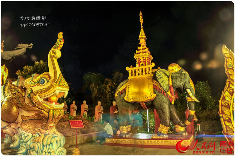 Pagoda Meng Huan, símbolo de la ciudad Mangshi