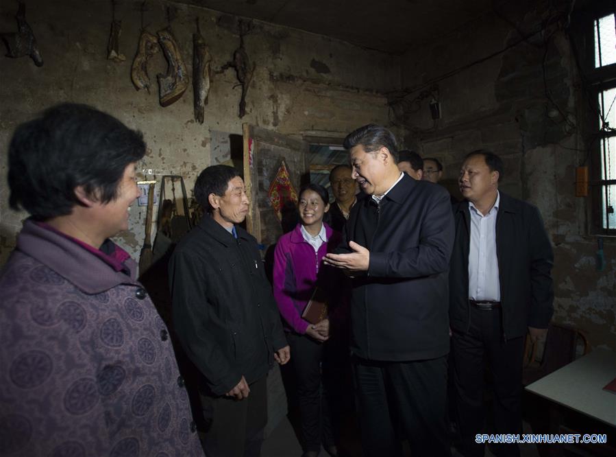 El presidente de China, Xi Jinping, quien también es secretario general del Comité Central del Partido Comunista de China (PCCh), hizo una gira de inspección en la provincia oriental de Anhui del 24 al 27 de abril. (Xinhua/Li Tao)