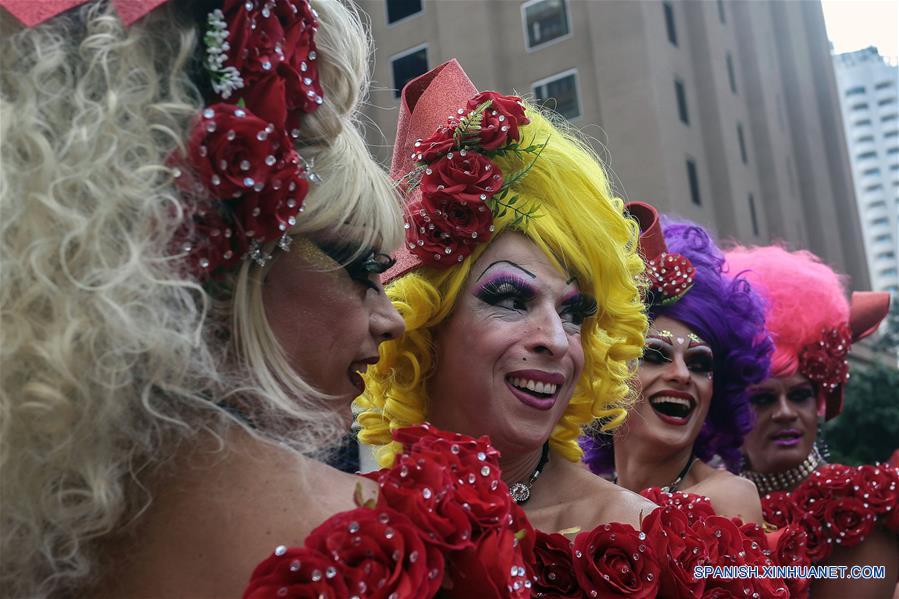 Desfile del Orgullo Gay en Sao Paulo, Brasil
