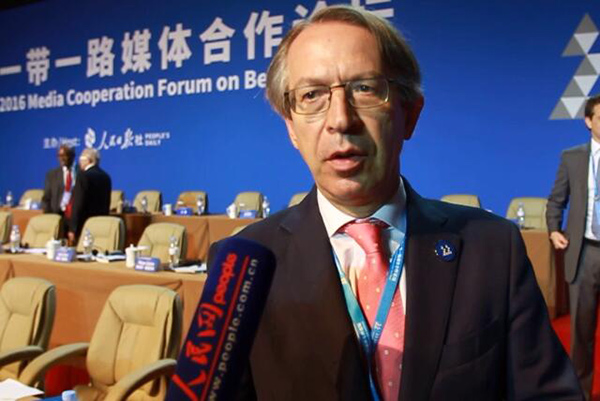 “Hemos apoyado, estamos apoyando y vamos a apoyar la iniciativa “Un Cinturón, Una Ruta”, asegura José Vera, presidente de la Agencia de Noticias EFE