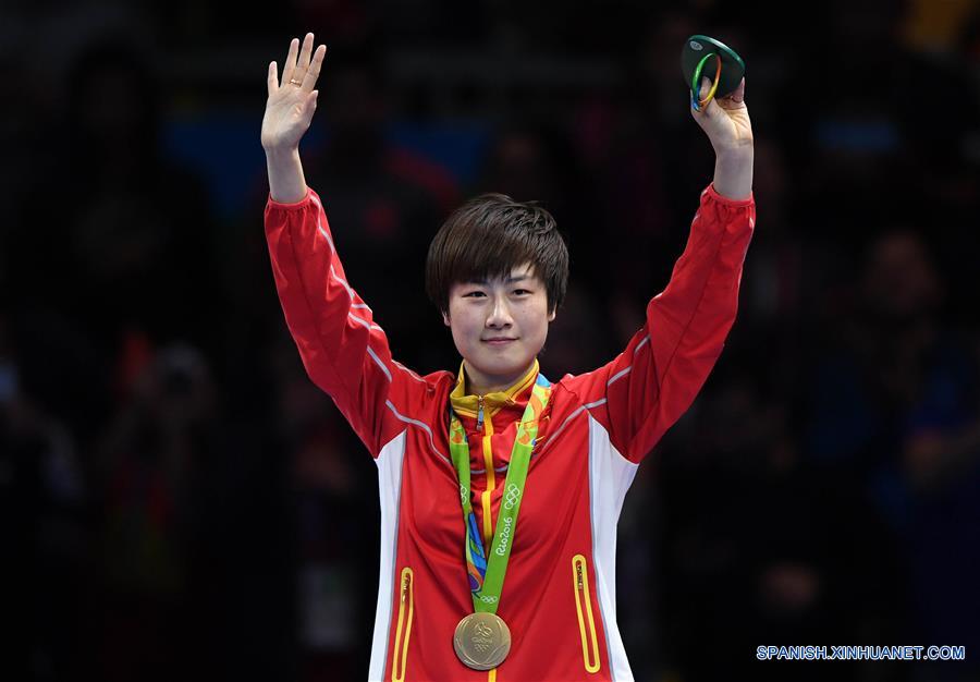 Ding Ning gana oro en tenis de mesa individual femenil
