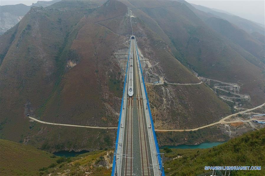 Ferrocarril que une a Shanghai y Kunming será puesto en operación