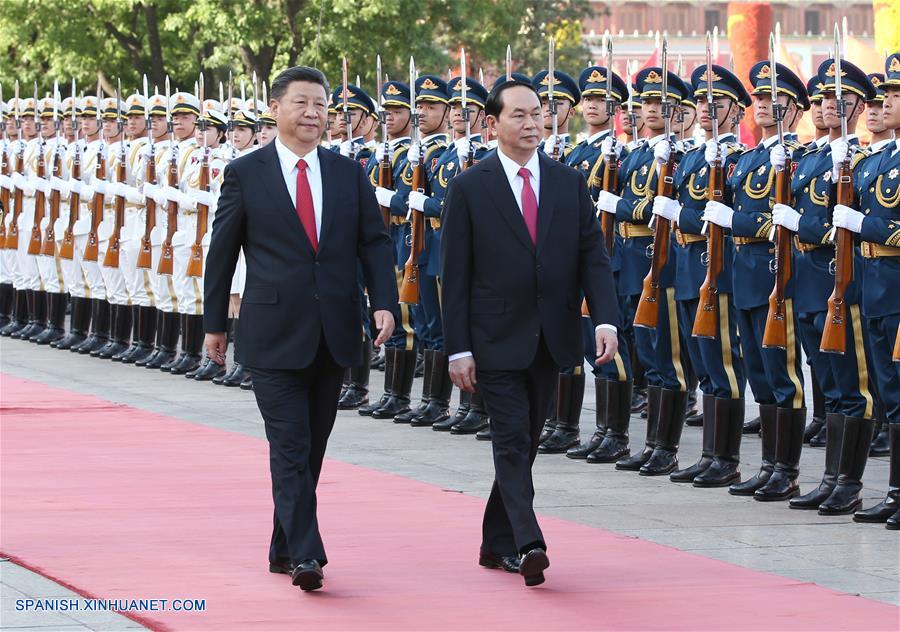 Presidentes de China y Vietnam sostienen conversaciones sobre relaciones bilaterales