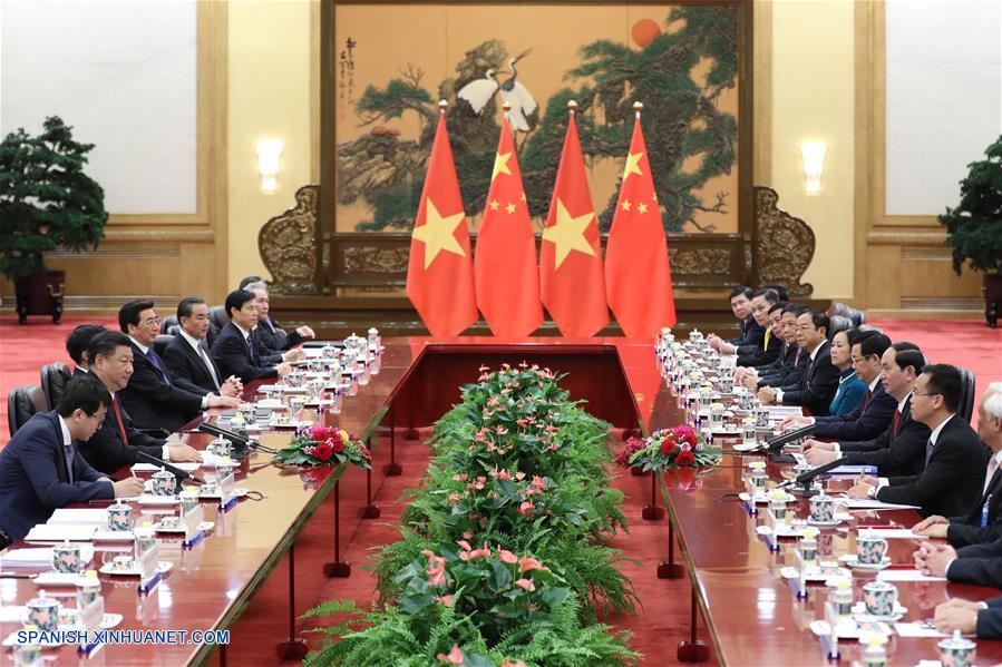 Presidentes de China y Vietnam sostienen conversaciones sobre relaciones bilaterales