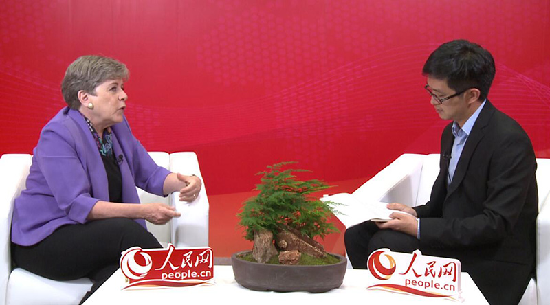 Entrevista con Alicia Bárcena, secretaria ejecutiva de la CEPAL : La iniciativa "Cinturón y Ruta" es un proyecto para la humanidad que conectará civilizaciones, religiones y ciudades de una manera pacífica y protegiendo el planeta 