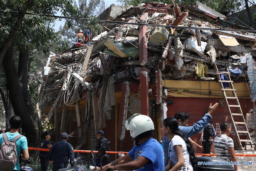 Suman 108 los muertos por terremoto en México
