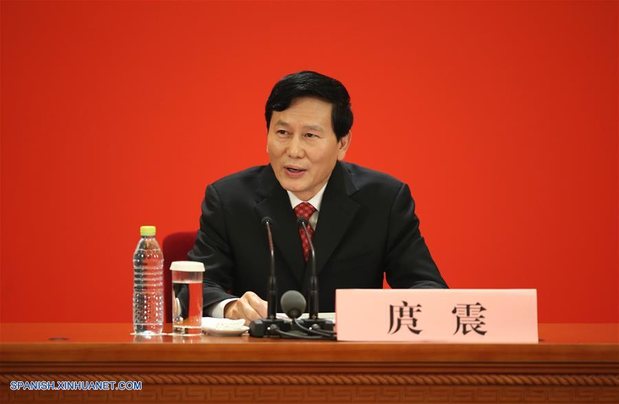 Portavoz del XIX Congreso Nacional de PCCh celebra conferencia de prensa