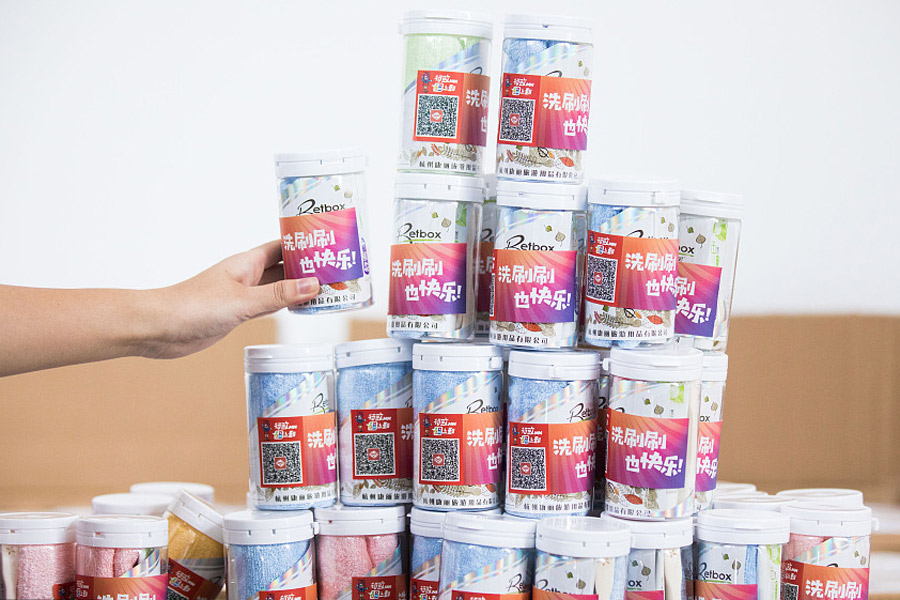 Campamento laboral del Festival de Compras 11-11 o Día del Soltero en la sede de Alibaba en Hangzhou, provincia de Zhejiang.31 de octubre del 2017. [Foto: VCG]