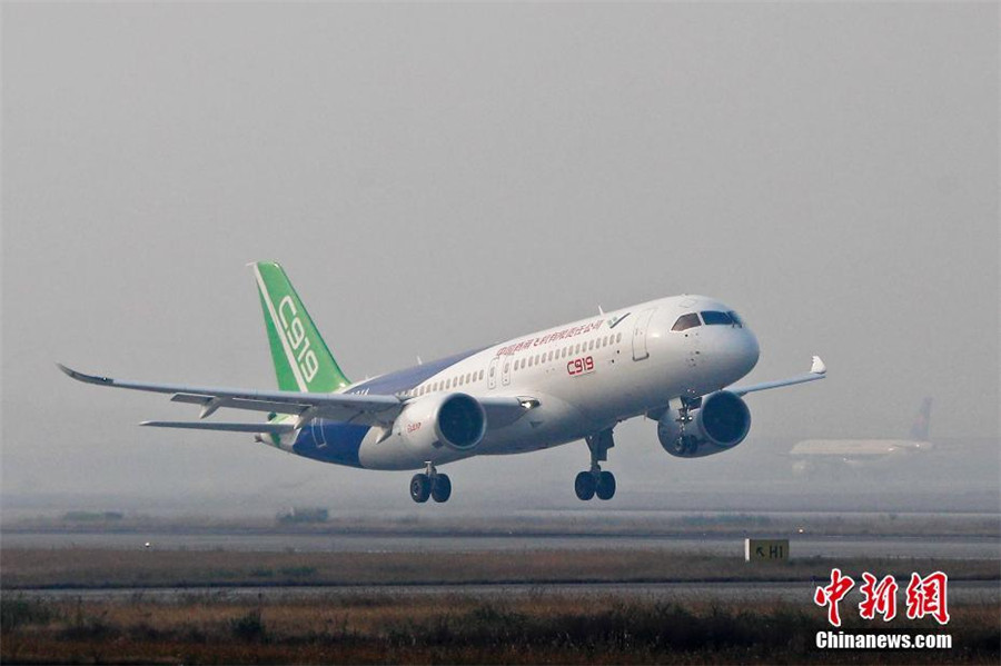 Avión C919 se somete a las pruebas finales en Shanghai