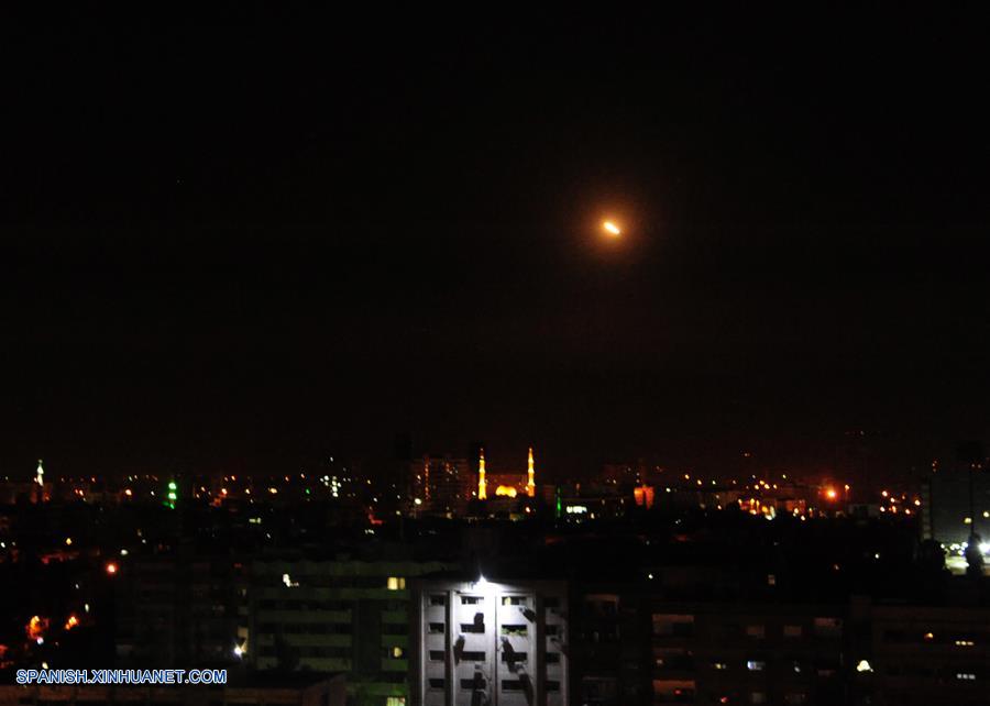 (Ataque contra Siria) Estados Unidos ataca objetivos en Damasco