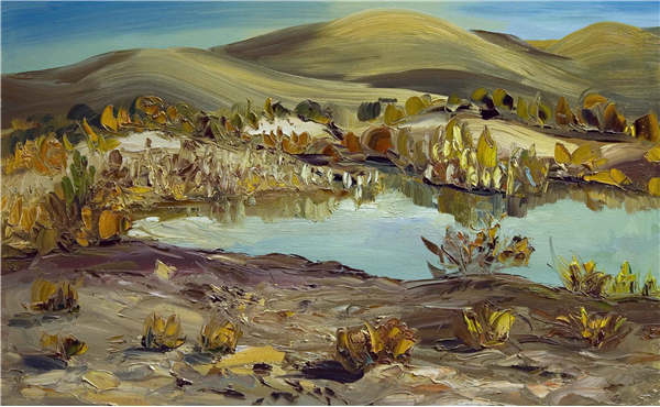 Representar la belleza pura de la naturaleza es la misión artística del pintor chino Zhou Changxin. [Foto: proporcionada]