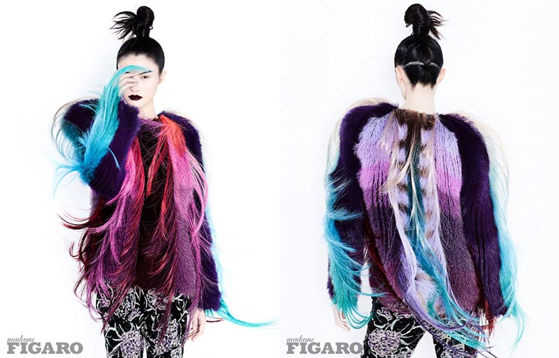 La supermodelo china He Sui es portada de una revista de moda