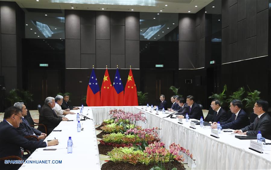 Xi se reúne con líderes de países insulares del Pacífico para impulsar cooperación de Franja y Ruta