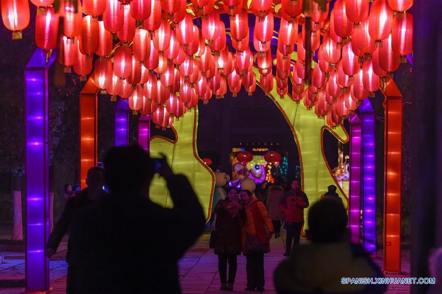 Una feria de linternas de A?o Nuevo en Hefei
