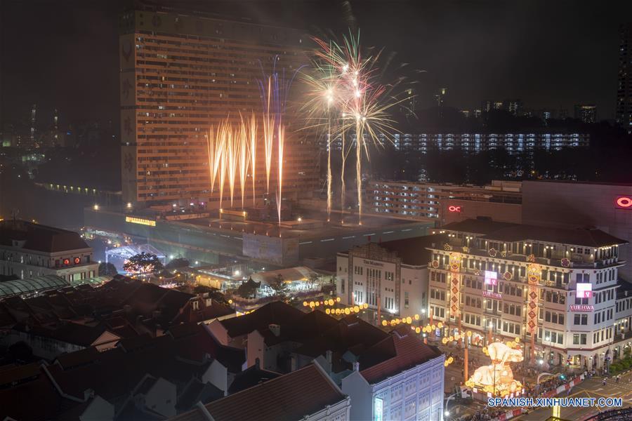 Ceremonia de apertura y espectáculo del A?o Nuevo Lunar en Singapur