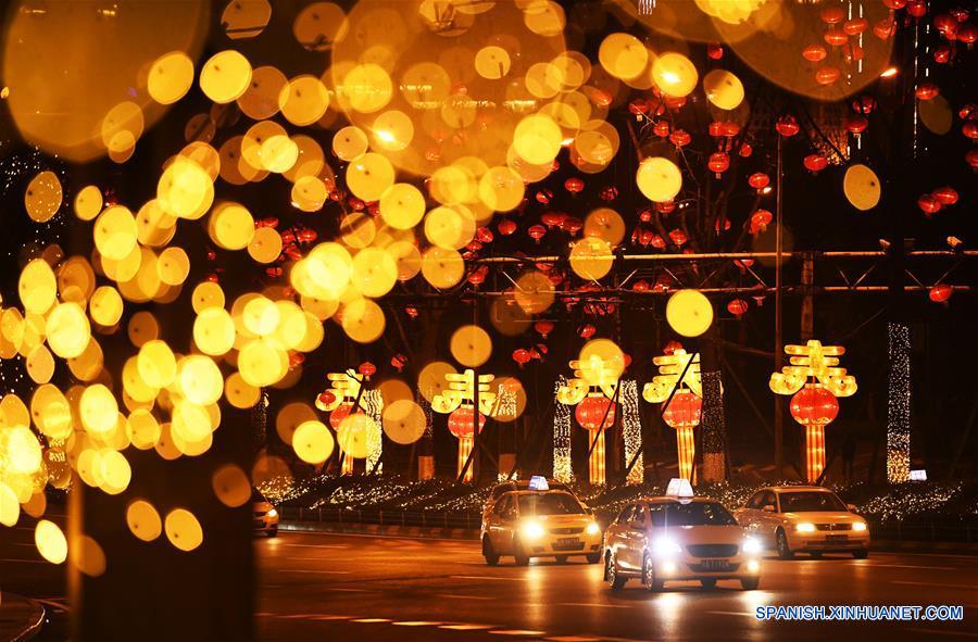 Vista nocturna en Chongqing